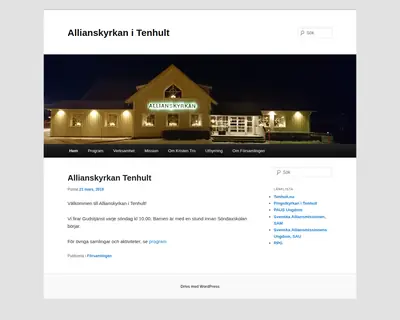 Församlingsnytt Allianskyrkan Tenhult startsida 2019