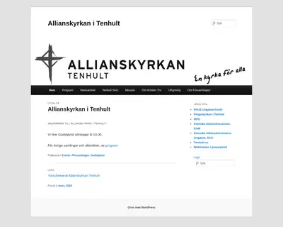 Församlingsnytt Allianskyrkan Tenhult startsida 2023