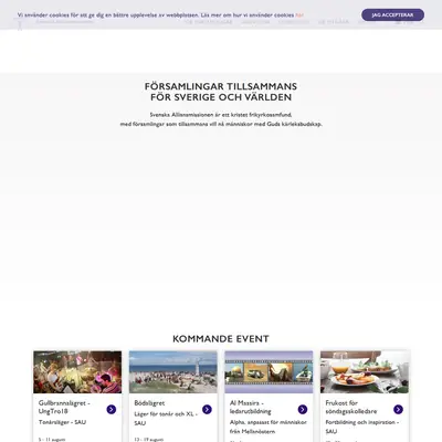 alliansmissionen.se startsida 2018