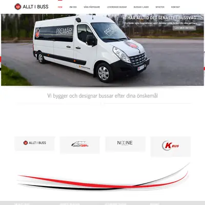 alltombuss.se startsida 2016