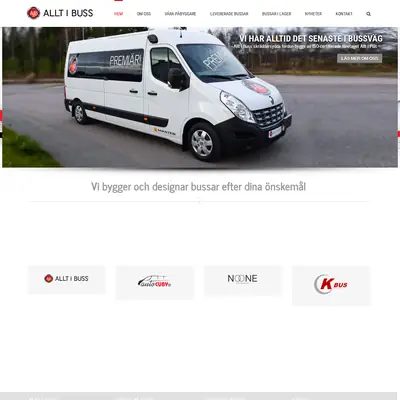 alltombuss.se startsida 2018
