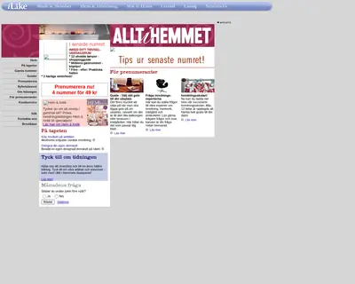 Allt i Hemmet startsida 2007