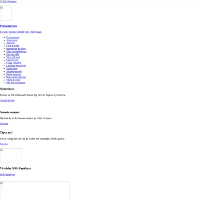 Allt i Hemmet startsida 2010