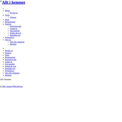 Allt i Hemmet startsida 2014