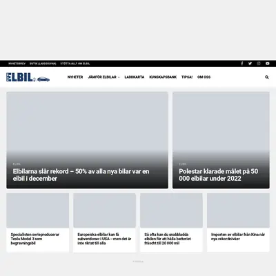 alltomelbil.se startsida 2023