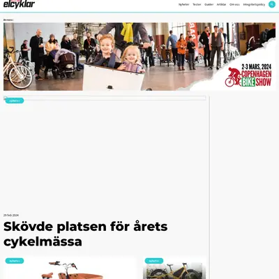 Allt om elcyklar startsida 2024