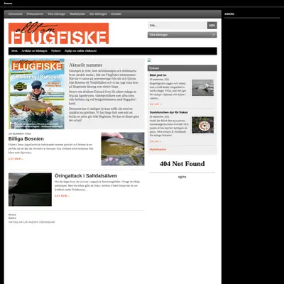 www.alltomflugfiske.se startsida 2011