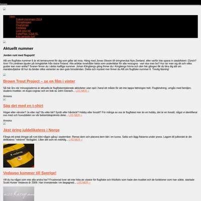 www.alltomflugfiske.se startsida 2015