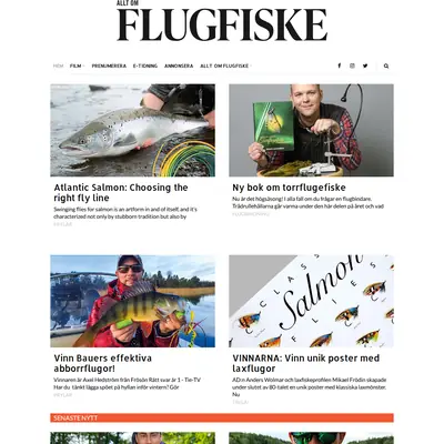 www.alltomflugfiske.se startsida 2022