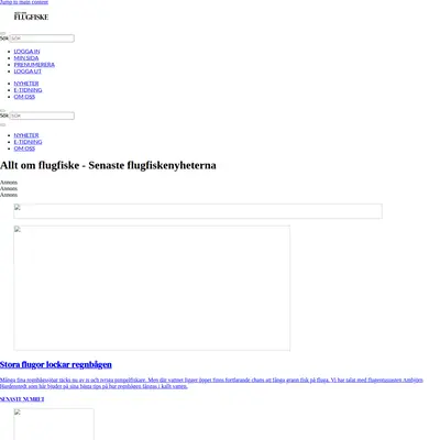 www.alltomflugfiske.se startsida 2024