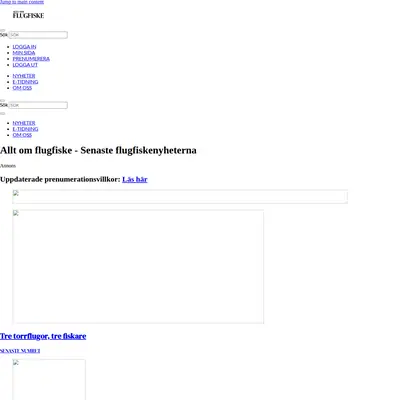 www.alltomflugfiske.se startsida 2025