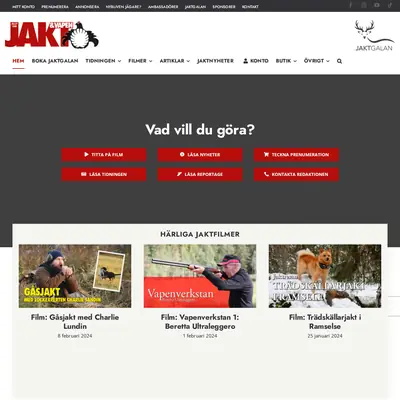 Allt om Jakt & Vapen startsida 2024