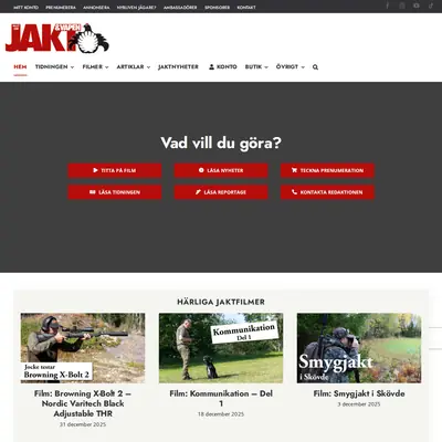 Allt om Jakt & Vapen startsida 2026