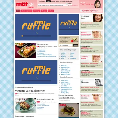 Allt om Mat startsida 2010