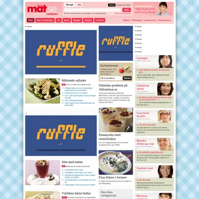 Allt om Mat startsida 2011