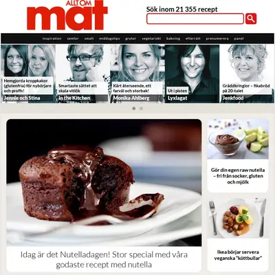 Allt om Mat startsida 2015