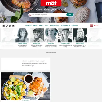 Allt om Mat startsida 2017
