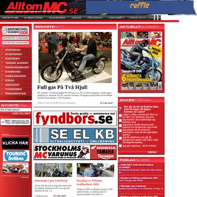 Allt om MC startsida 2006