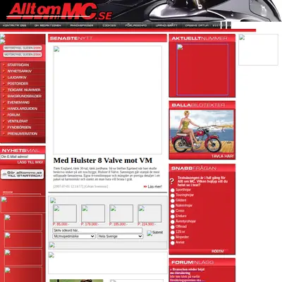 Allt om MC startsida 2008
