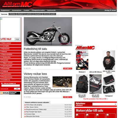 Allt om MC startsida 2013