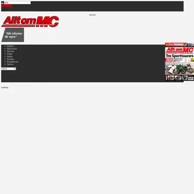 Allt om MC startsida 2018