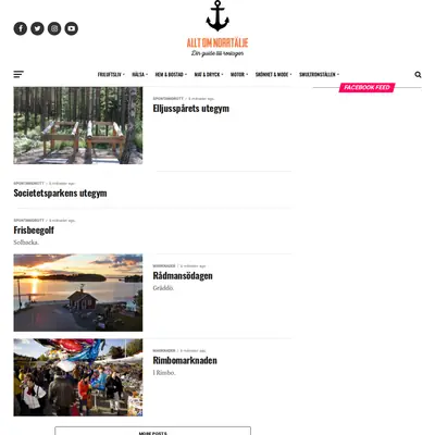 www.alltomnorrtalje.se startsida 2018
