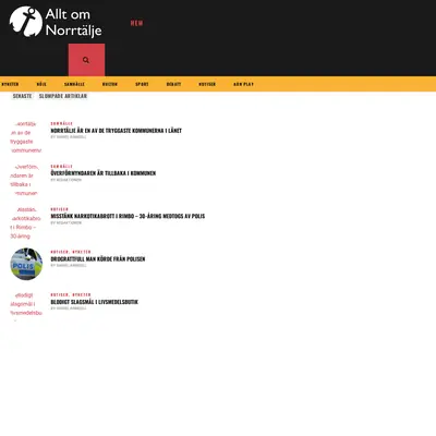 www.alltomnorrtalje.se startsida 2023
