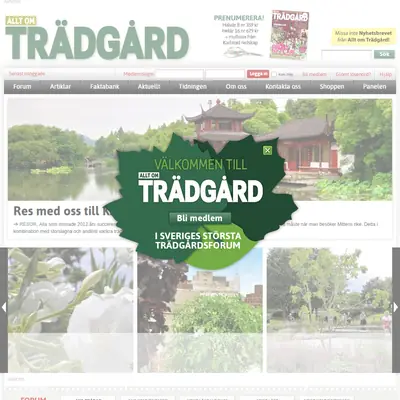 Allt om Trädgård startsida 2013