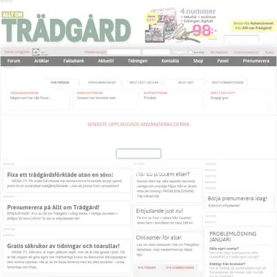 Allt om Trädgård startsida 2015
