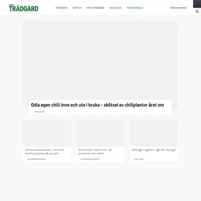 Allt om Trädgård startsida 2021