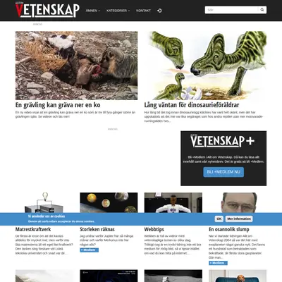 Allt om Vetenskap startsida 2017