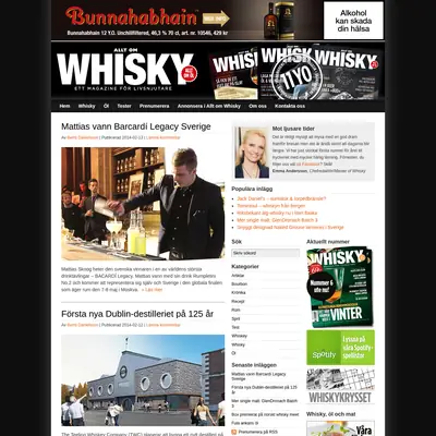 ALLT OM WHISKY startsida 2014