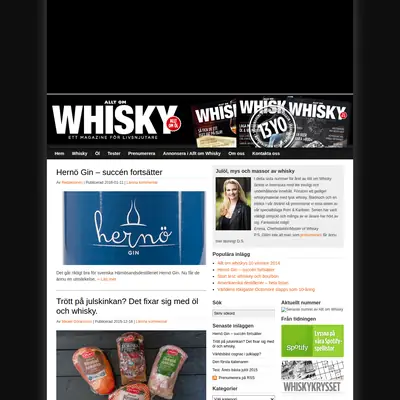 ALLT OM WHISKY startsida 2016