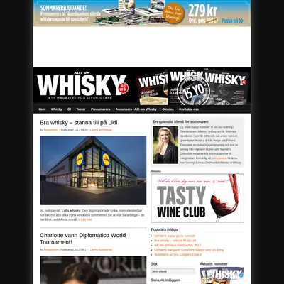 ALLT OM WHISKY startsida 2017