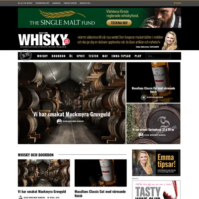 ALLT OM WHISKY startsida 2018