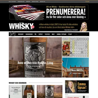 ALLT OM WHISKY startsida 2019