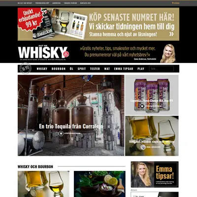 ALLT OM WHISKY startsida 2020