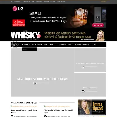 ALLT OM WHISKY startsida 2022