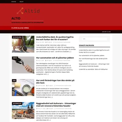 altid.se startsida 2026