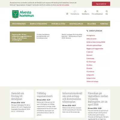 Mera Alvesta startsida 2018