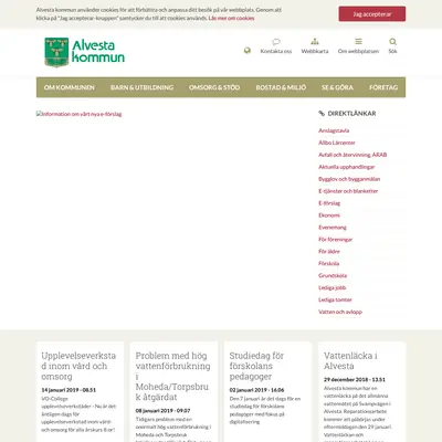 Mera Alvesta startsida 2019