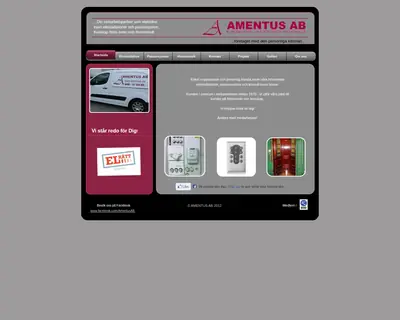 www.amentus.se startsida 2013