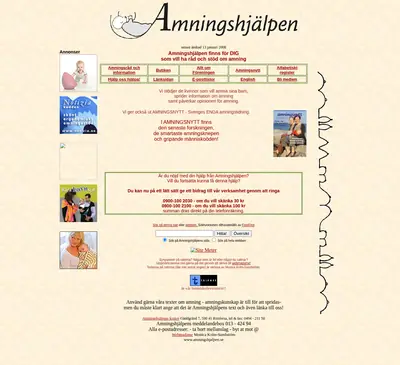 Amningsnytt startsida 2008