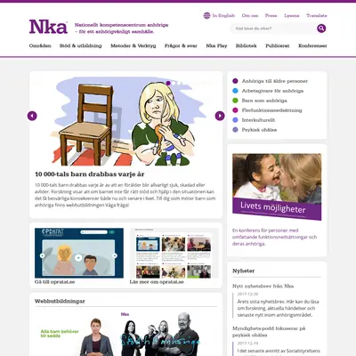 Vi Anhöriga startsida 2018
