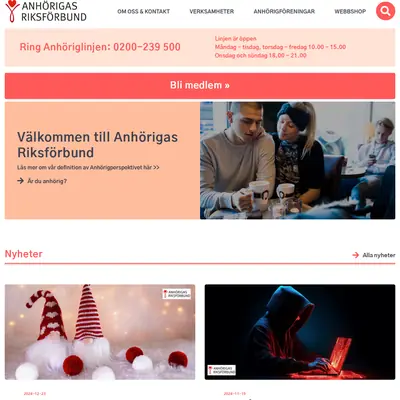 Anhörig startsida 2025
