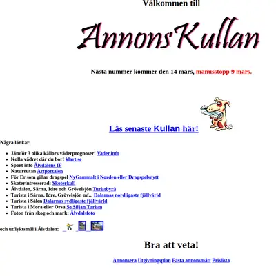 AnnonsKullan startsida 2018