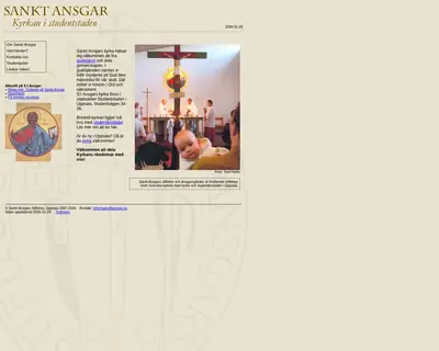 Sankt Ansgars stiftelse i Uppsala startsida 2005