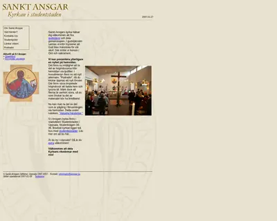 Sankt Ansgars stiftelse i Uppsala startsida 2007