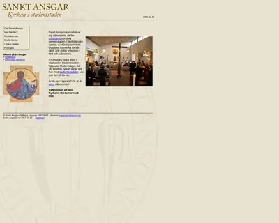 Sankt Ansgars stiftelse i Uppsala startsida 2008
