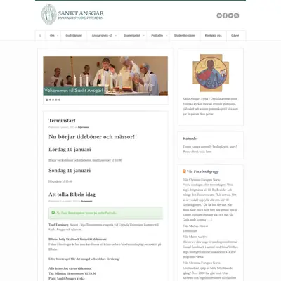 Sankt Ansgars stiftelse i Uppsala startsida 2015